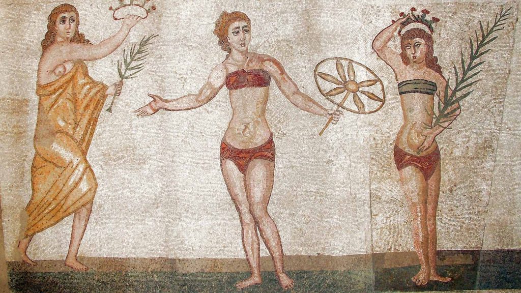 Bikini's origin in ancient Greece