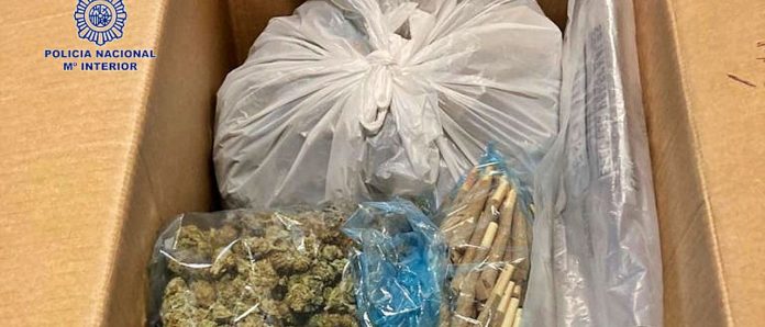 Police arrest four people and shut down cannabis club