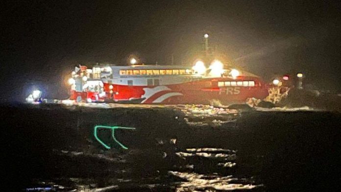 25 injured, two seriously, in the accident of a ferry in Ibiza