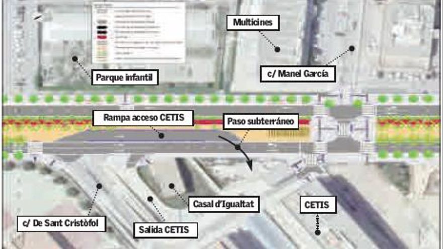 the underground entrance to cetis the novelty of ibizas new ring road ten years later 3 – Diario de Ibiza News