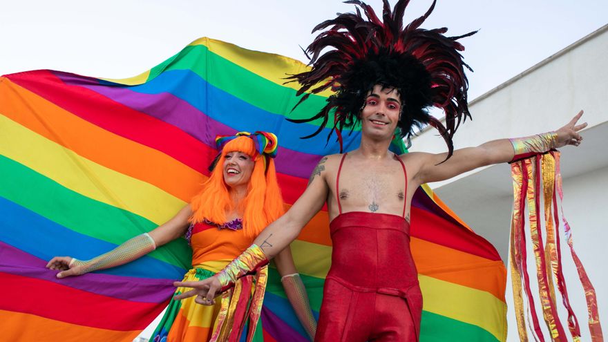 Trans Pride in the port of Ibiza