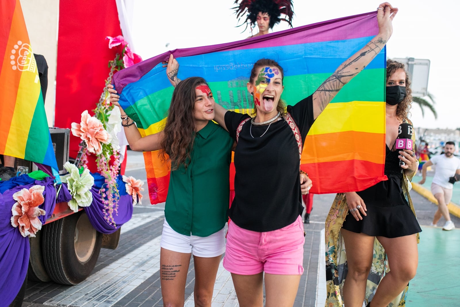 Trans Pride in the port of Ibiza