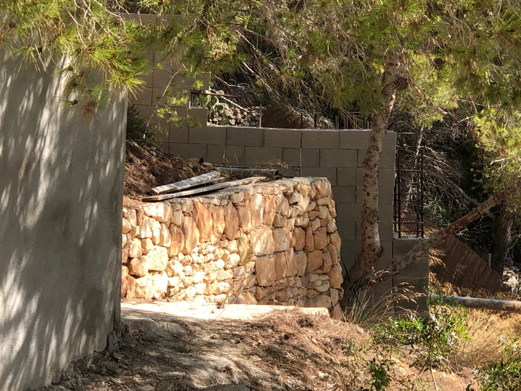 Illegal wooden houses are being built in the middle of the Ses Salines Natural Park in Ibiza