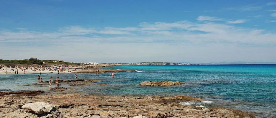 Ses Platgetes, an oasis among the rocks of Formentera