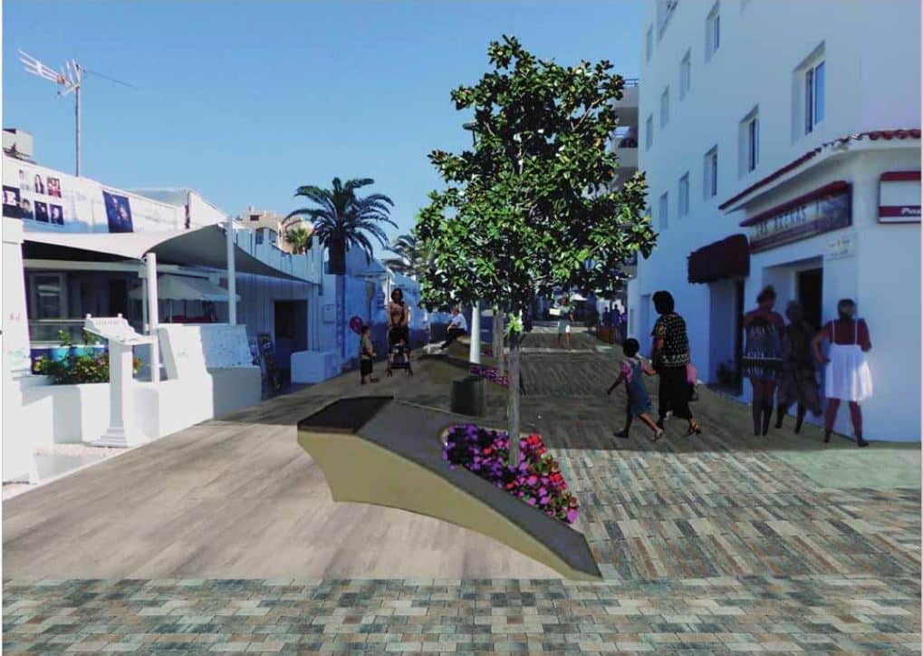 Five Months' Refurbishment Work For Es Canar Seafront