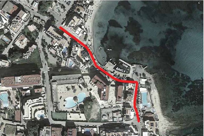 Five Months' Refurbishment Work For Es Canar Seafront