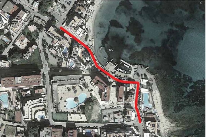 Five Months' Refurbishment Work For Es Canar Seafront