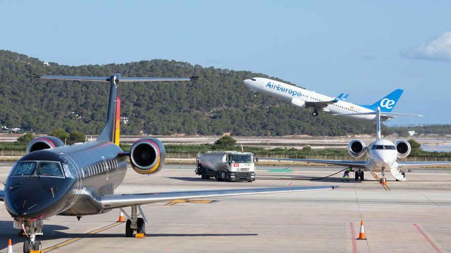 Due to the covid crisis, Ibiza airport has lost nearly 10,000 passengers per day compared to 2019