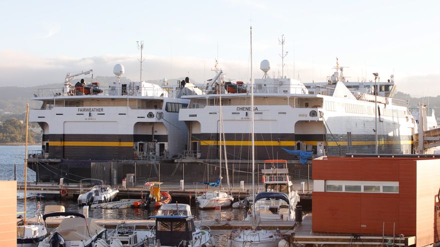 Salvem sa Badia de Portmany celebrates that shipping companies refuse to operate in the port of Sant Antoni