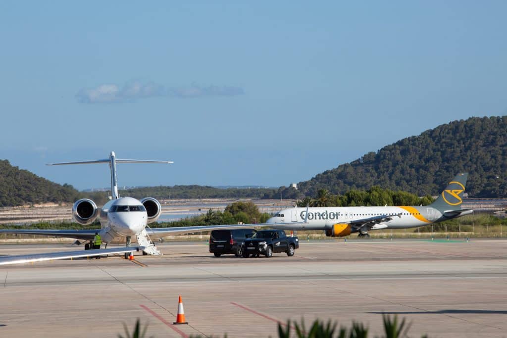 El Prat and Barajas are the airports that bring the most passengers to Ibiza