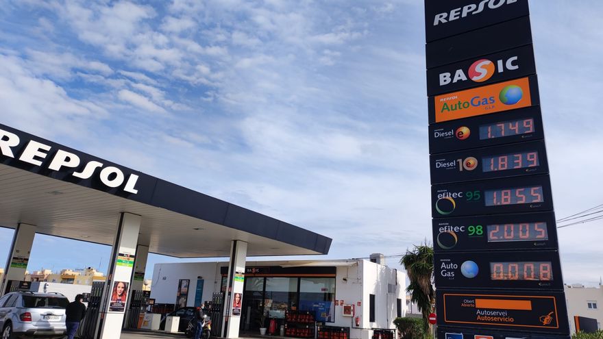Fuel prices in Ibiza now exceed 2 euros per liter