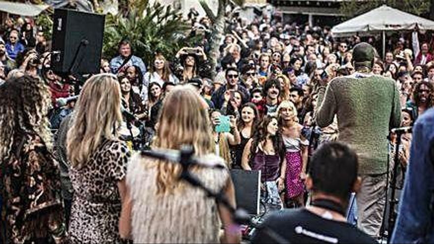 Las Dalias hippy market, this summer in the port of Ibiza