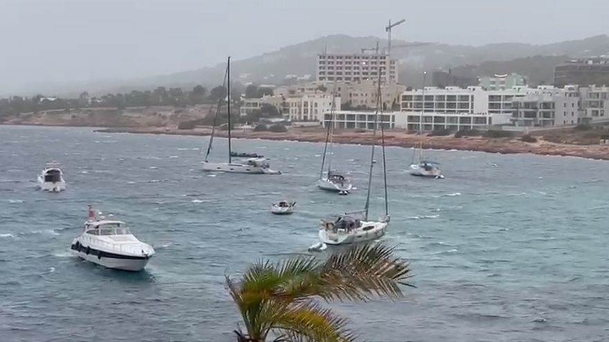 End of the truce: rain returns to Ibiza and Formentera