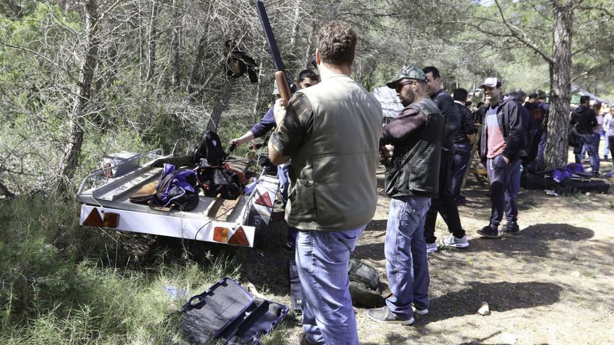 Hunters against the Natura 2000 Management Plan to ban shooting thrushes, turtledoves and quails on Ibiza