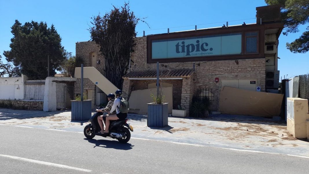 Formentera will fine Pacha for carrying out works at the Tipic nightclub without a license