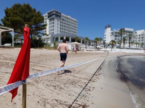 Ibiza beach closed to swimming due to fecal spills