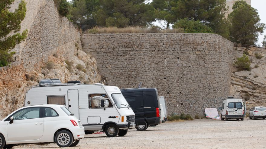Dozens of seasonal workers on Ibiza live camped in Ses Salines Natural Park