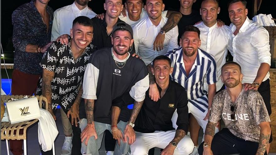Messi celebrates his birthday on Ibiza
