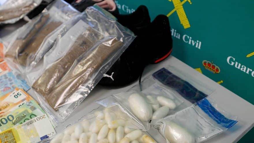 Drug trafficking on Ibiza: The Guardia Civil confirms drugs continue to enter with 'mules'