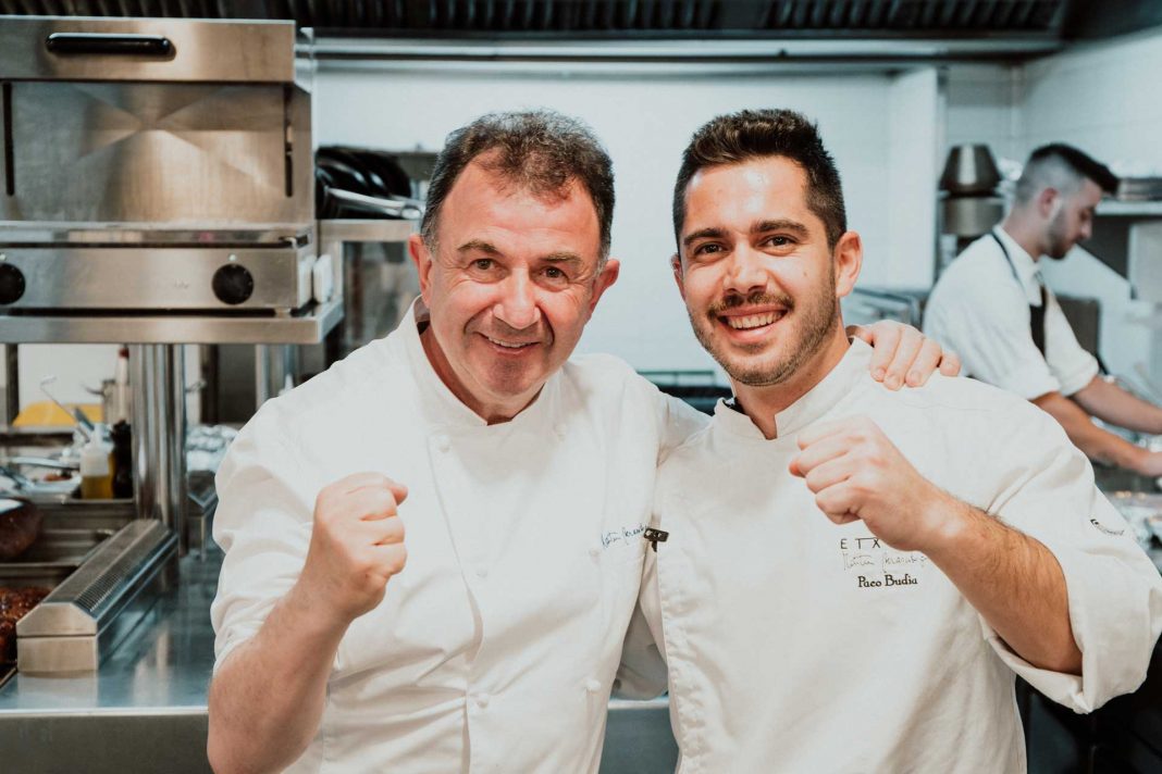 Martín Berasategui and Paco Budía in Etxeko Ibiza.