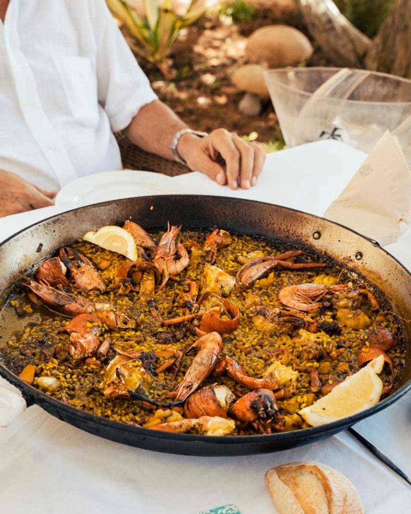 Ibizan and Mediterranean cuisine.