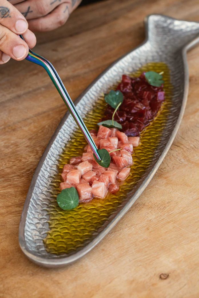 Gastronomy special. Restaurant BiBo Ibiza Bay. Gastronomy special. Restaurant BiBo Ibiza Bay.