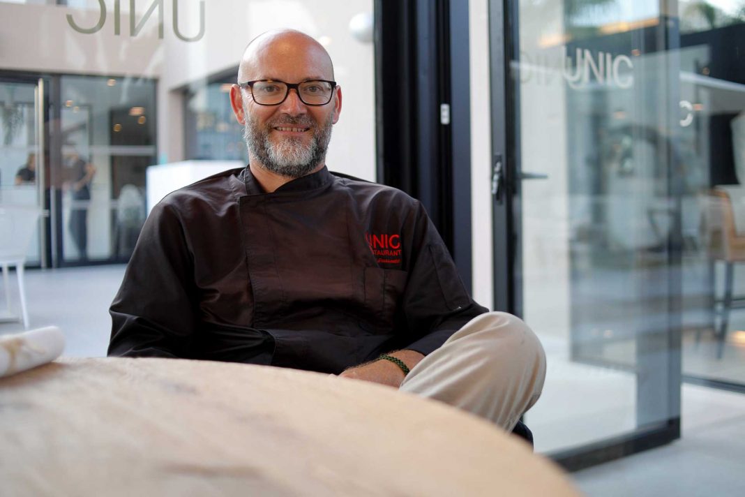 David Grussaute, chef at UNIC Restaurant.
