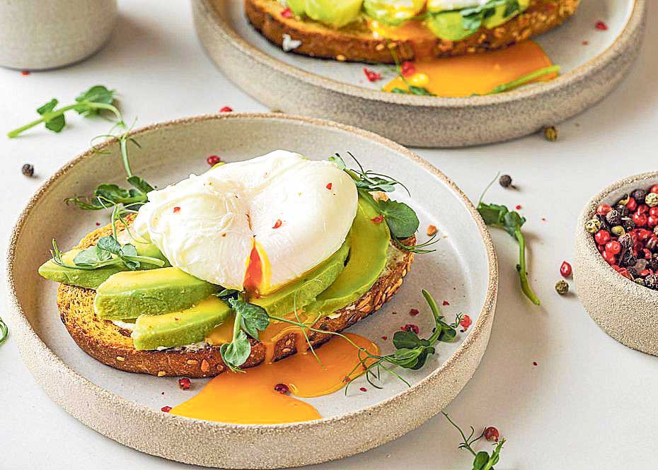 Poached egg, a breakfast staple for many.