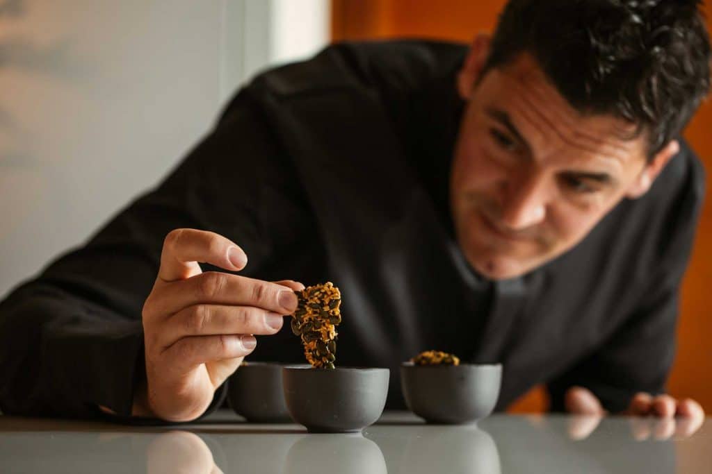 Óscar Molina directs the kitchen at La Gaia and is chief executive at the Ibiza Gran Hotel, the only hotel on the island with a Michelin star.