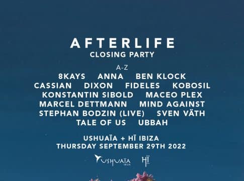 Afterlife will take over Ushuaïa and Hï Ibiza with a day-to-night