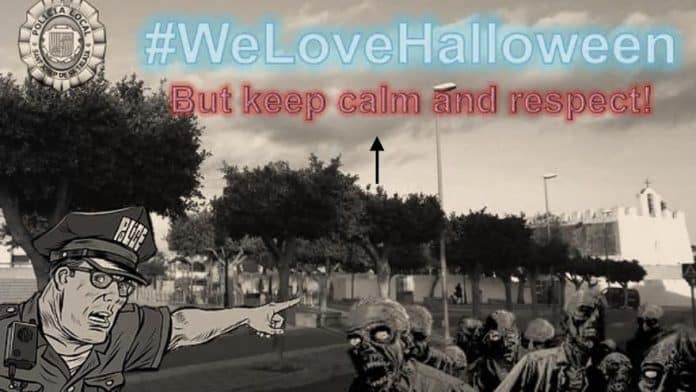 Sant Josep Police: "If you go too far with the jokes on Halloween, we will be the ones to scare you".