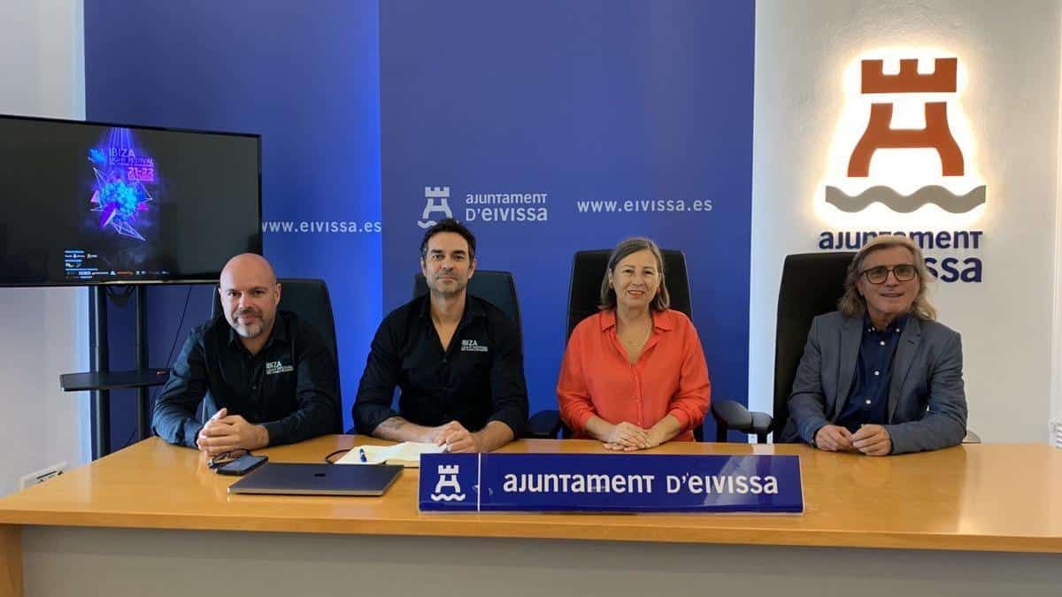 PresentaciÃ³n ayer del Ibiza Light Festival 2022