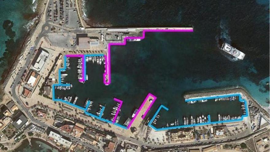 Rising sea levels due to climate change threaten to flood Ibiza and Formentera ports