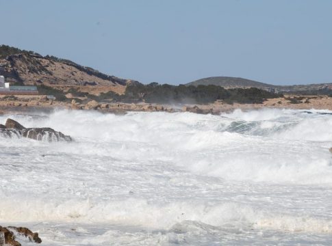 The storm Denise arrives on Ibiza and Formentera with wind gusts up to 100km/h