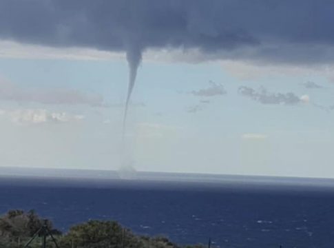 Impressive video of a 'cap de fibló' on the coast of Formentera