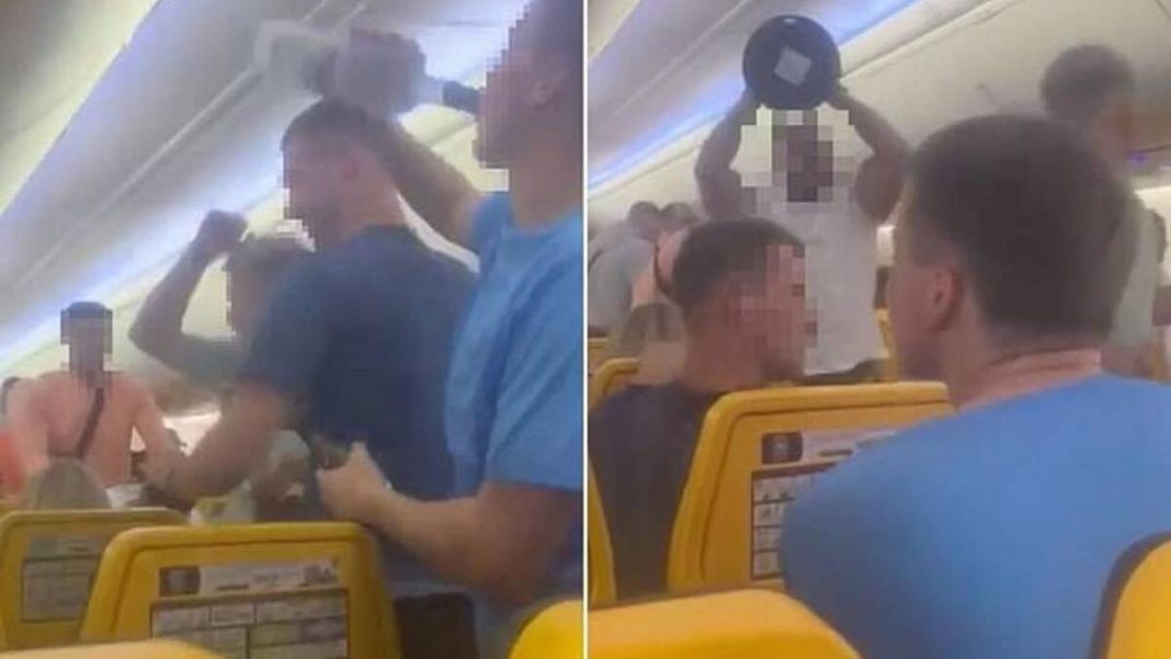 Horror on a Ryanair flight to Ibiza where passengers almost provoked a riot