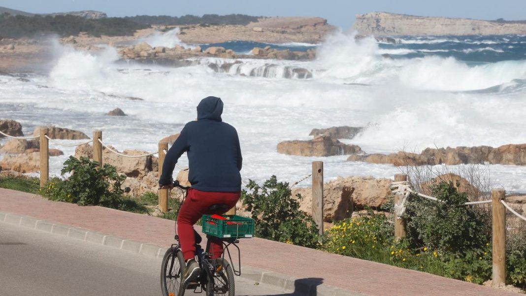 Winter storm and winds arrive on Ibiza and Formentera