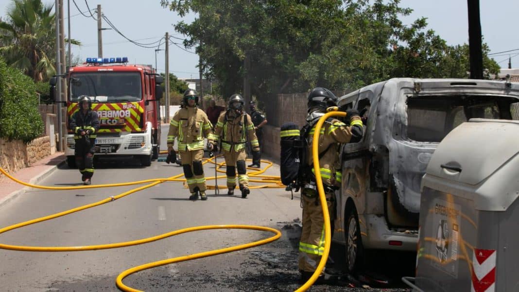 Woman sentenced to two years in prison for setting fire to her ex-partner’s garage in Ibiza