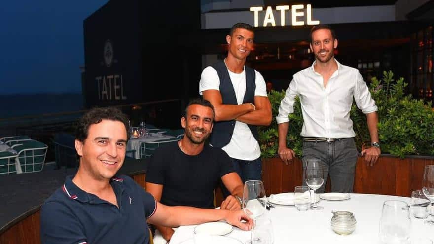 Cristiano Ronaldo promotes a restaurant owned by Ibiza businessman Abel Matutes