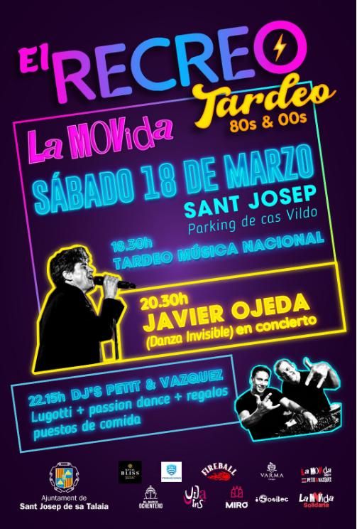 The promotional poster of the movida in the municipality of Sant Josep