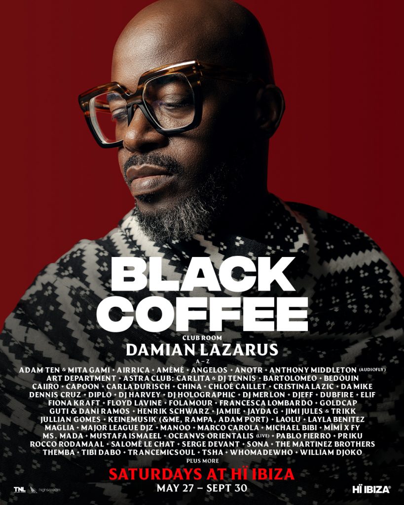 Black Coffee And Damian Lazarus Headline Hï Lineup For 2023