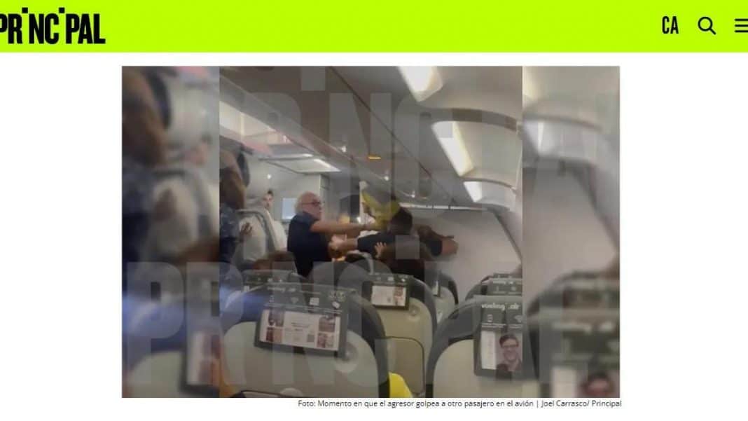 Fisticuffs on a flight between Ibiza and Barcelona