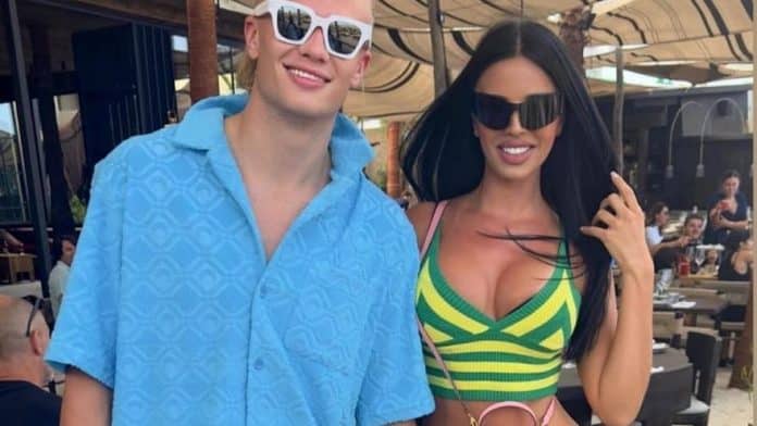 Soccer player Erling Haaland rests in Ibiza