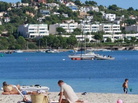 A beach in Ibiza is the most expensive in Spain for renting a house