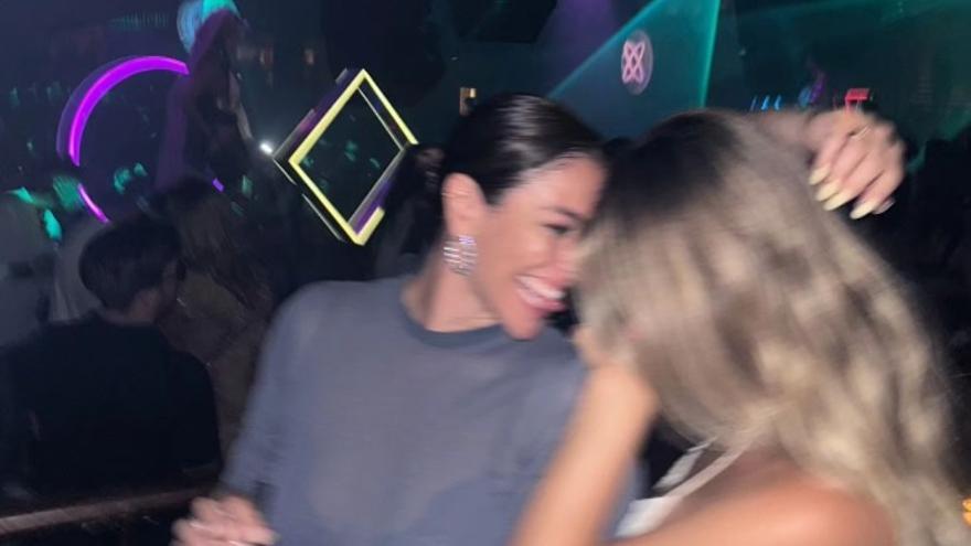This was the party of the actress Blanca Suarez in a nightclub in Ibiza