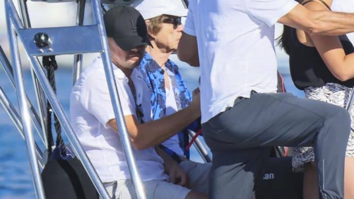 Leonardo DiCaprio and Mick Jagger, together in Ibiza