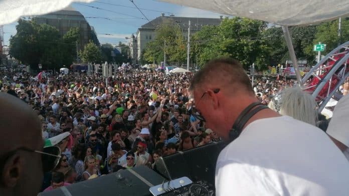 Sounds of Ibiza at the electronic music festival Street Parade