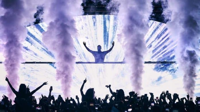 The goodbye of Kygo and Calvin Harris at Ushuaïa Ibiza