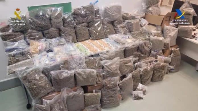 Man arrested with 49 kilos of marijuana and five kilos of hashish at his home in Santa Eulària