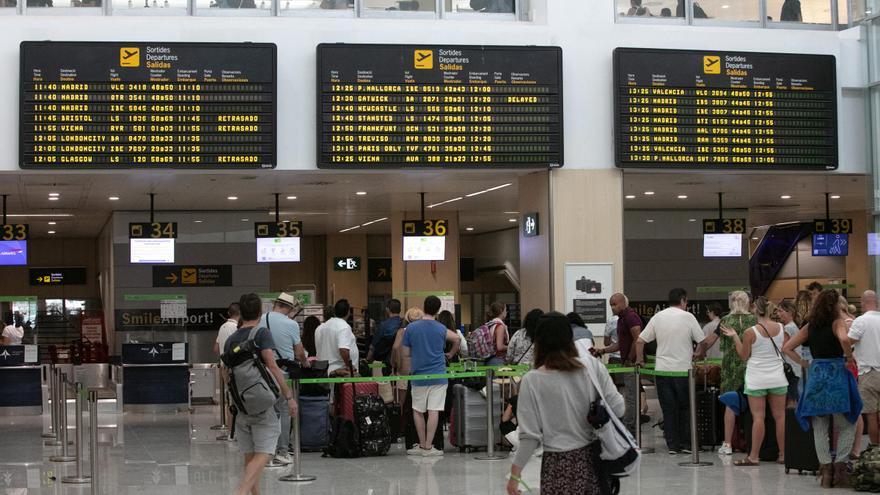 Hangover Sunday at Ibiza airport after air traffic chaos